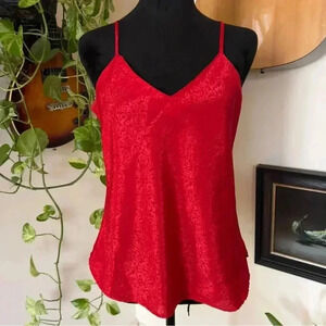 Vintage 90s BG Intimates Red Camisole - Size Large